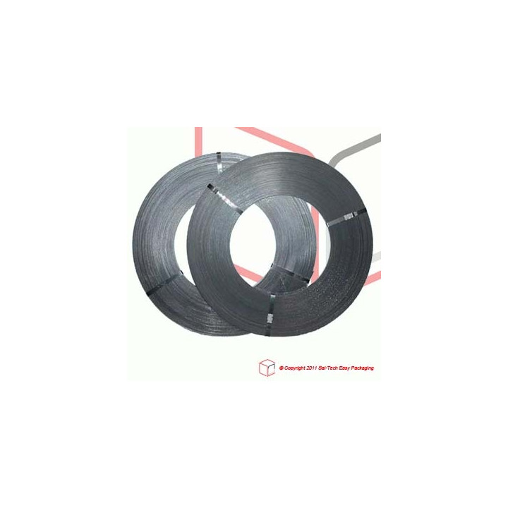Steel Strap 19x0.5 single ring en palle 620kg